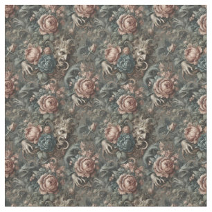 Blodskuggor Ritual - Gothic Dense Tile Tyg
