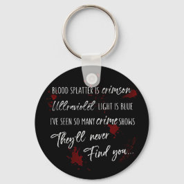 Blodsmärtor är röda | Mörk Murder Myasty Nyckelring