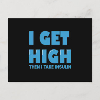 Blodsockerdiabetesskämt Vykort