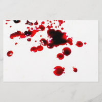 Blodsplatter 2 stationära kusliga Halloween