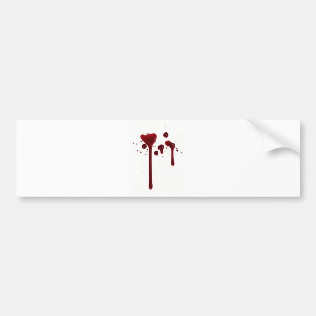 blodsplatter 4 bildekal (Framsidan)