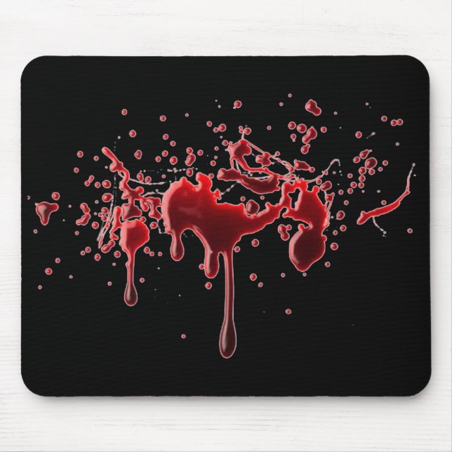 BlodSplatter Mousepad Musmatta (Framsidan)