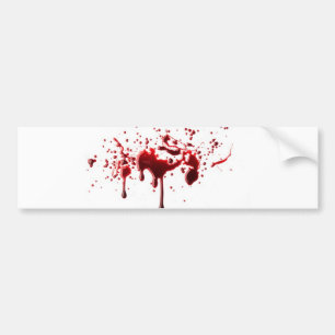 blodsplatter tredje bildekal