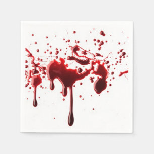 blodsplatter tredje pappersservett