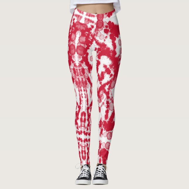 BlodSplatterdamasker Leggings (Framsida)