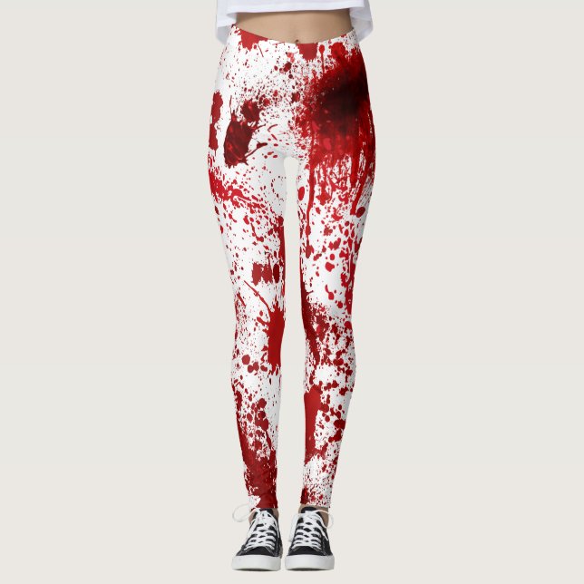 Blodspridningsbenen Leggings (Framsida)