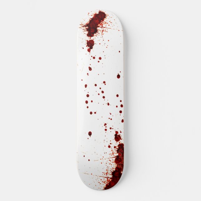 Blodstänk på väggen mini skateboard bräda 18,5 cm (Framsida)