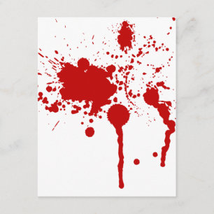 Blodstilla Bloody Wound Bleeding Halloween Kort