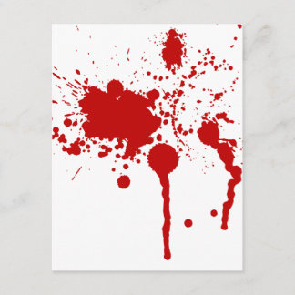 Blodstilla Bloody Wound Bleeding Halloween Kort