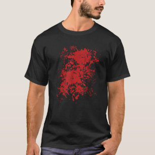 Blodstilla Fake Red Bloody Halloween Costume V T Shirt