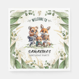 Blodstrupe: Butterflies & Bears Pappersservett