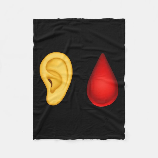 Blodtrend 2024 fleecefilt (Framsidan)