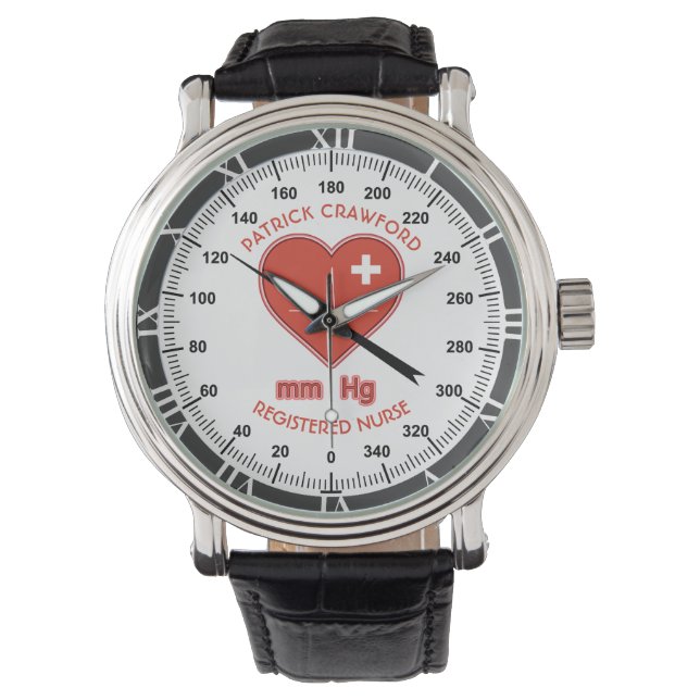 Blodtrycksövervakare sjukförsäkring Doktor Armbandsur (Framsida)