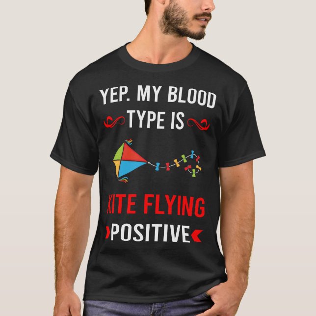 Blodtyp Drakflygning T Shirt (Framsida)
