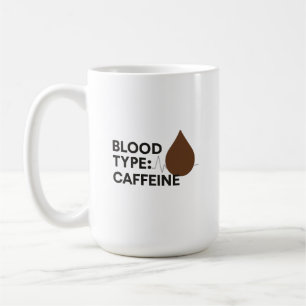 Blodtyp: koffein Mugg