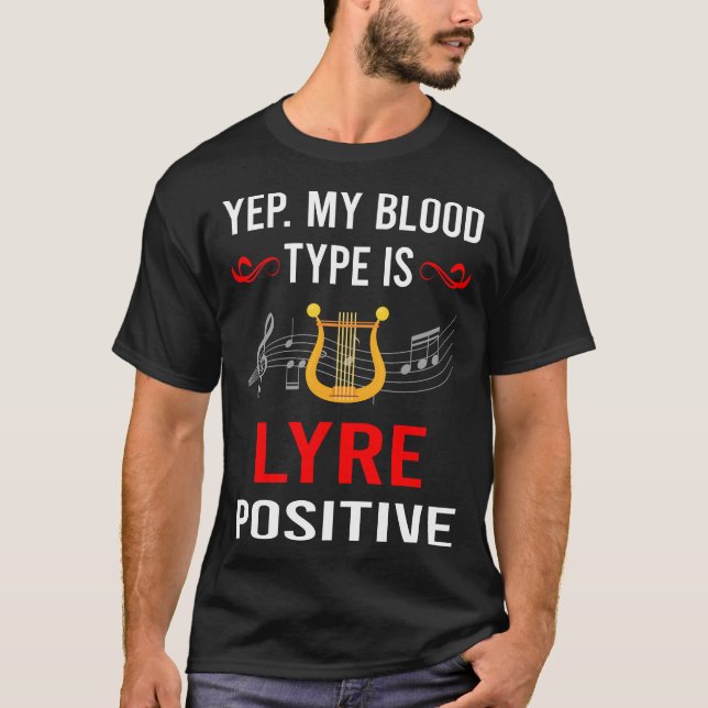 Blodtyp Lyra T Shirt (Framsida)