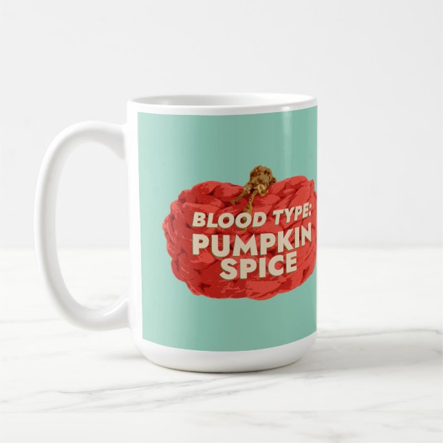 Blodtyp: Pumpkin Spice Coffee Mugg (Vänster)