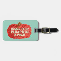 Blodtyp: Pumpkin Spice Loggage Tag