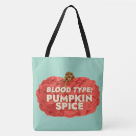Blodtyp: Pumpkin Spice Tote Tygkasse