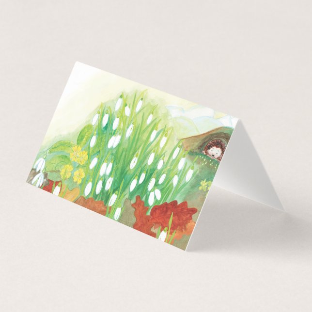 Blodvallar och Hedgehog Kort (Framsida)