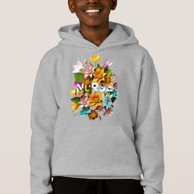 Blodvård - Blommigt T Shirt (Framsida)