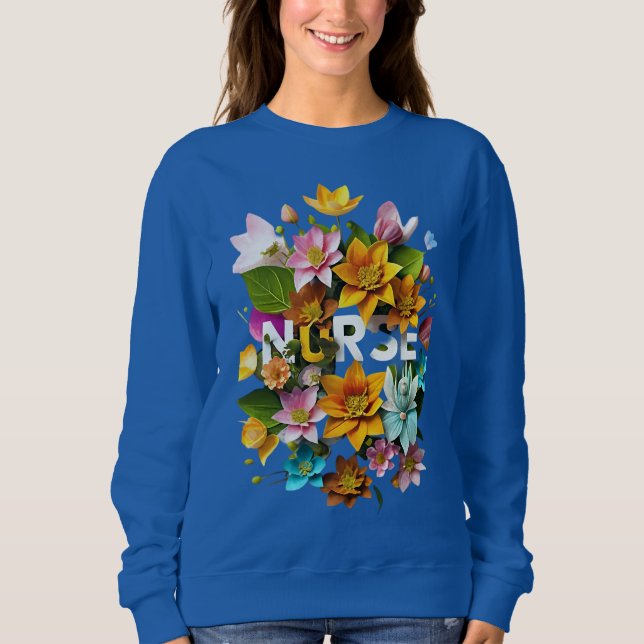 Blodvård - Blommigt T Shirt (Framsida)