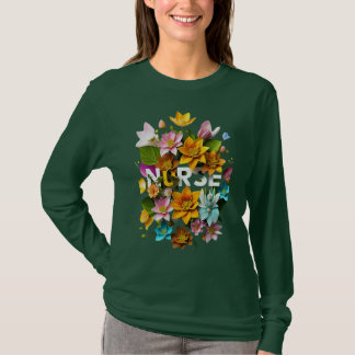 Blodvård - Blommigt T Shirt