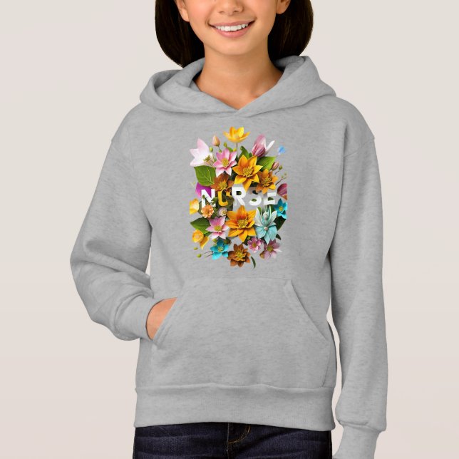 Blodvård - Blommigt T Shirt (Framsida)