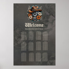 Blodväxlar: Steampunk cowboyen stil. Poster