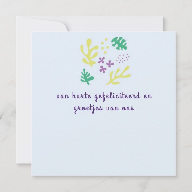 bloem abstract kort (Baksida)