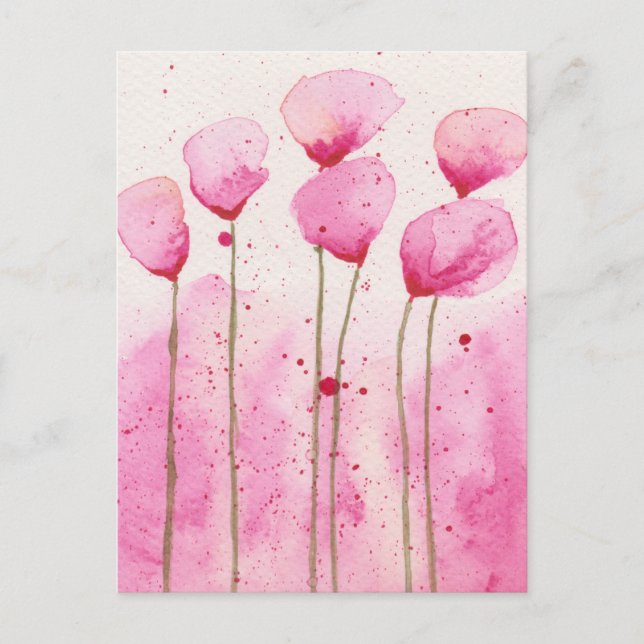 Bloemen Briefkaart Vykort (Framsida)