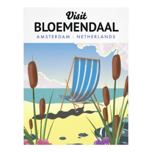 Bloemendaal Amsterdam Resa affisch Fototryck