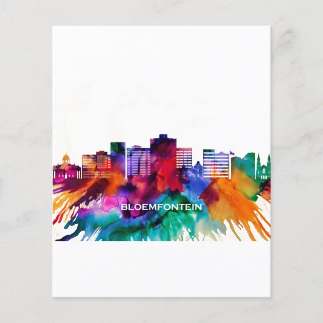 Bloemfontein Skyline Flygblad (Framsidan)