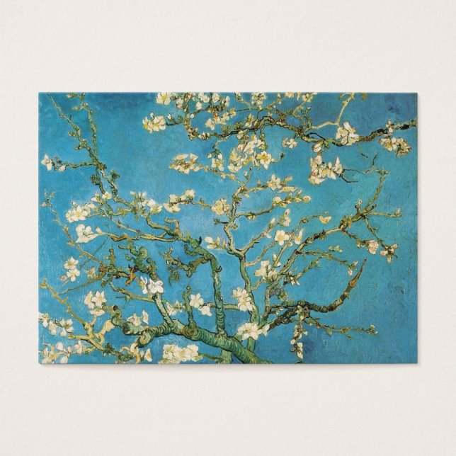 Blogande mandel träd, Van Gogh Visitkort (Framsidan)
