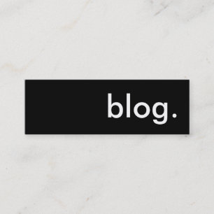 blogg. mini visitkort