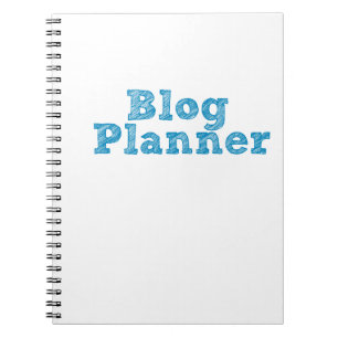 Blogg Planner - bärbar dator Anteckningsbok