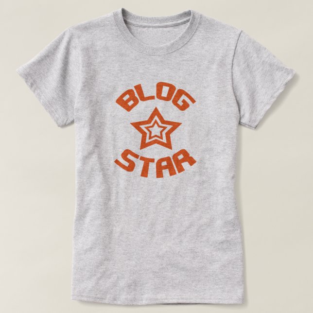 Blogg Star T Shirt (Design framsida)