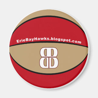 Blogg Talk BayHawk basketball magnet