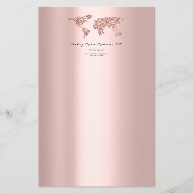 Bloggare Agency Earth Globe Ro Glitter (Framsida)