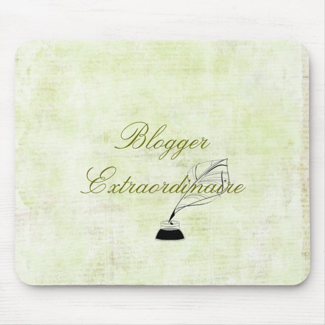 Bloggare Extraordinaire Mousepad Musmatta (Framsidan)