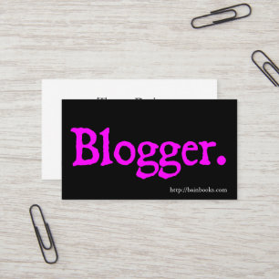 Bloggare Visitkort