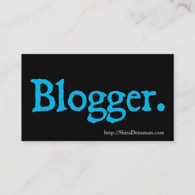 Bloggare Visitkort (Framsida)