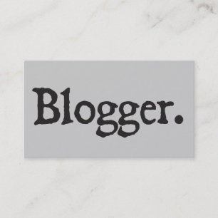 Bloggare Visitkort