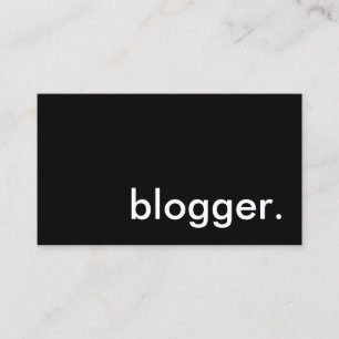 bloggare. visitkort