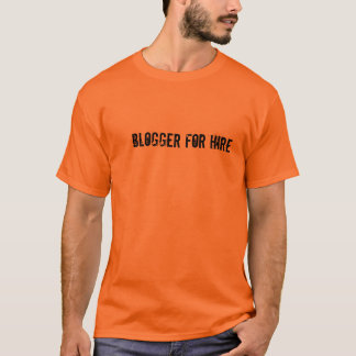 Bloggaren för hyrautslagsplatsskjorta - visa av t-shirt