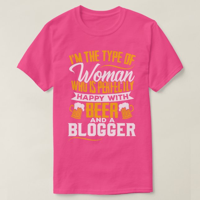 Bloggares Blogg Bloggning av frun Girlkompis T Shirt (Design framsida)