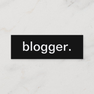 Bloggarevisitkort Mini Visitkort