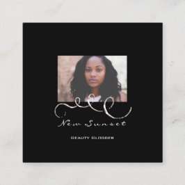 Bloggarn Photo Event Planner White helt enkelt Ro Fyrkantigt Visitkort