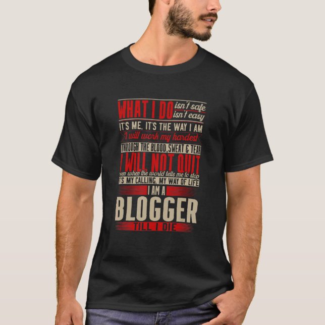 Bloggarns definition t shirt (Framsida)