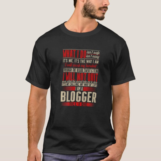 Bloggarns definition t shirt (Framsida)